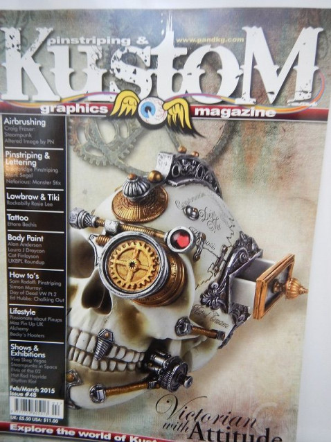 ����͢���ʥԥ󥹥ȥ饤�ԥ󥰡��������॰��ե��å��ޥ�����Pinstriping��Kustomgrahicsmagazine